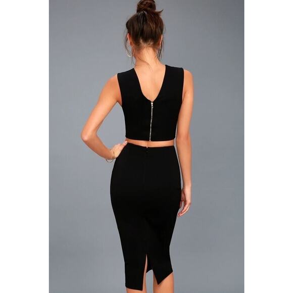 Ali & Jay Size L Disco Ball Copper Sequin Crop Top Black Zip Back - Picture 13 of 13